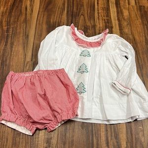 The Smocking Place Christmas set size 4t